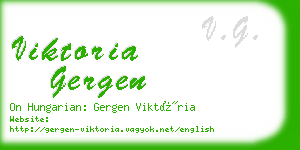 viktoria gergen business card